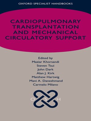 cover image of Cardiopulmonary transplantation and mechanical circulatory support